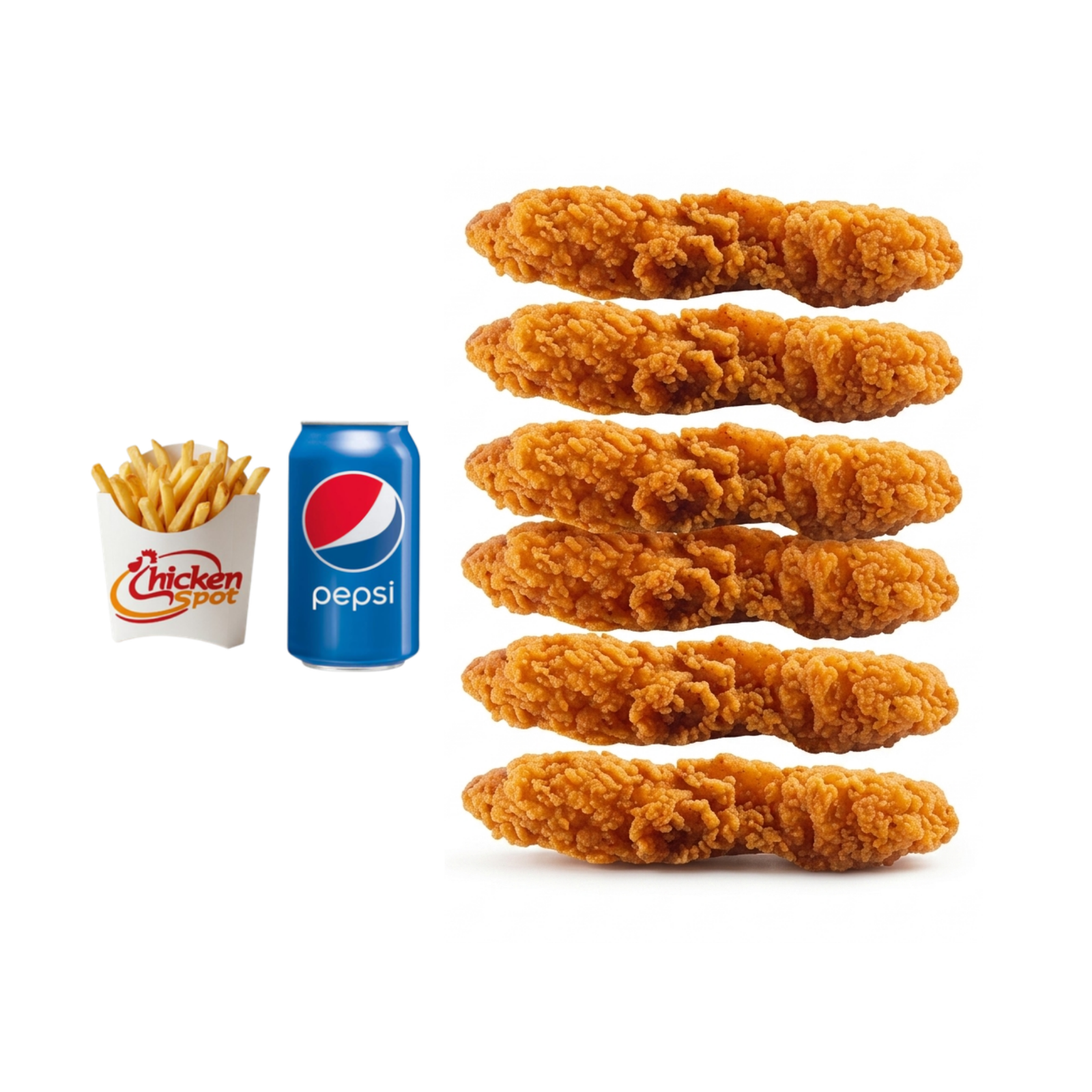 6 Pcs Chicken Strips